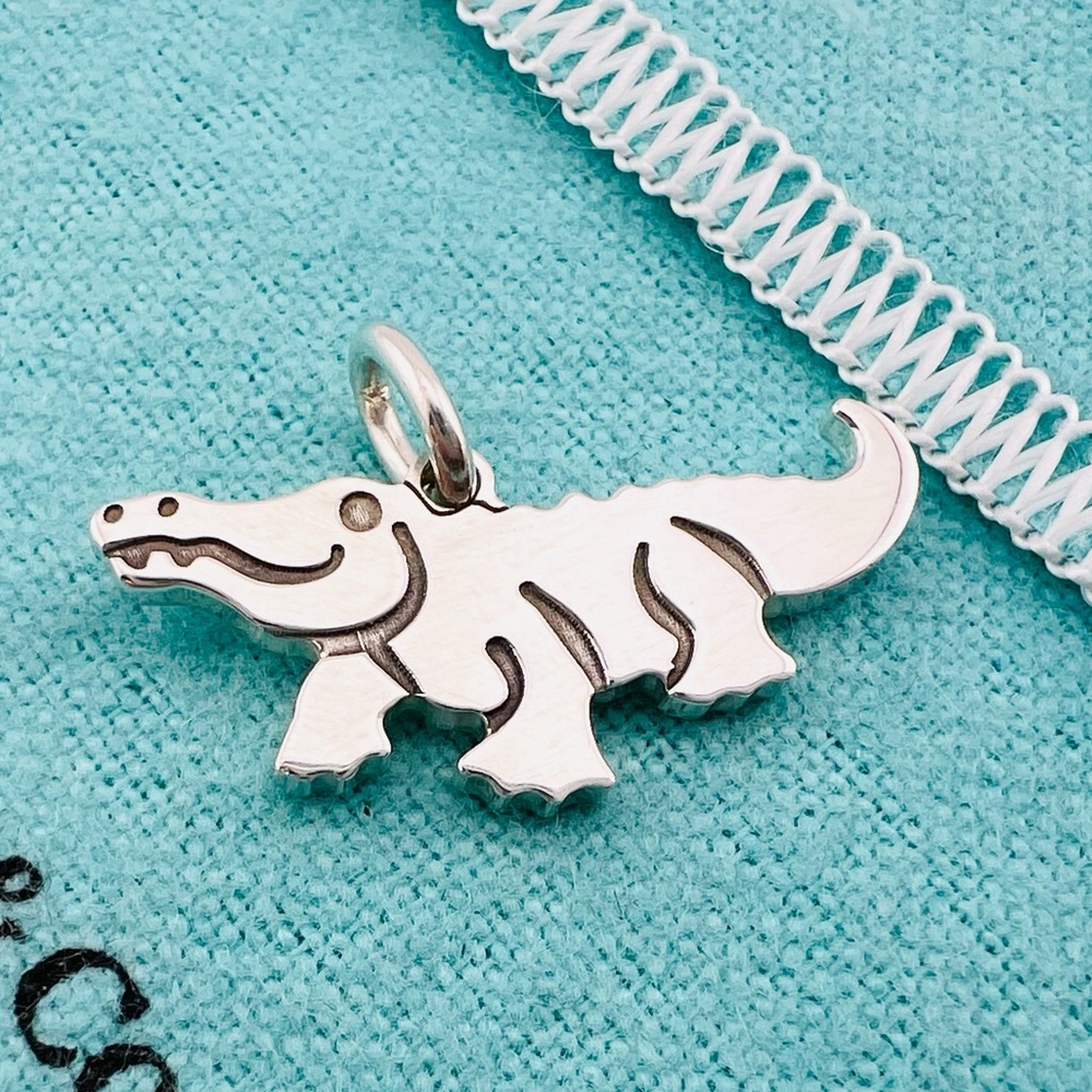 Tiffany Alligator Charm/ Pendant